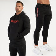 Men's Jogger Spring And Autumn Gym Sports Suit Cotton Casual hoodies Pullover Hoodie Men Trousers Sportswear Fitness Sweatpants