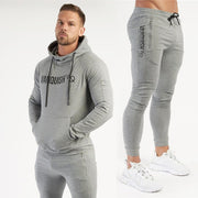 Men's Jogger Spring And Autumn Gym Sports Suit Cotton Casual hoodies Pullover Hoodie Men Trousers Sportswear Fitness Sweatpants