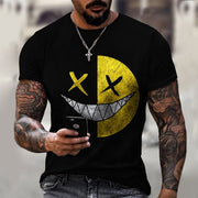 XOXO pattern 3d printed t-shirt fashion men's street casual sports shirt male O-neck oversized t-shirt