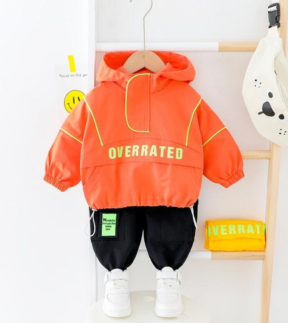 2022 Hot Kid Tracksuit Boy Girl Clothing Set New Casual Long Sleeve Letter Zipper Oufit Infant Clothes Baby Pants 1 2 3 4 Years