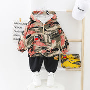 2022 Hot Kid Tracksuit Boy Girl Clothing Set New Casual Long Sleeve Letter Zipper Oufit Infant Clothes Baby Pants 1 2 3 4 Years